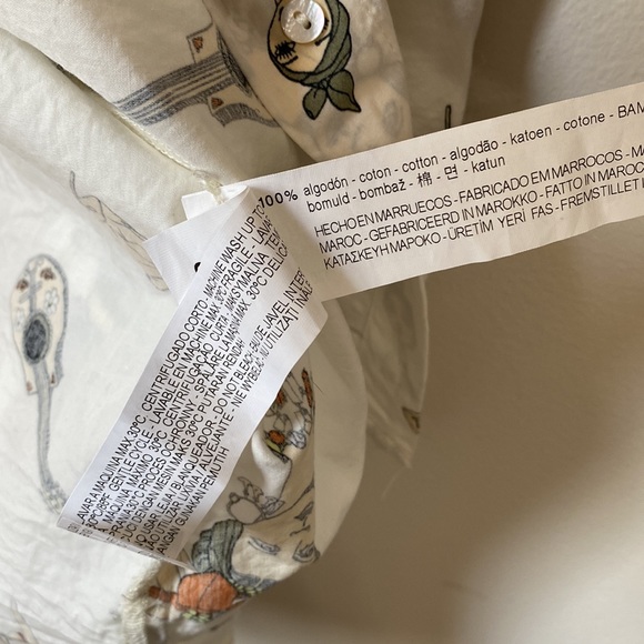 Zara novelty print blouse - Picture 7 of 8